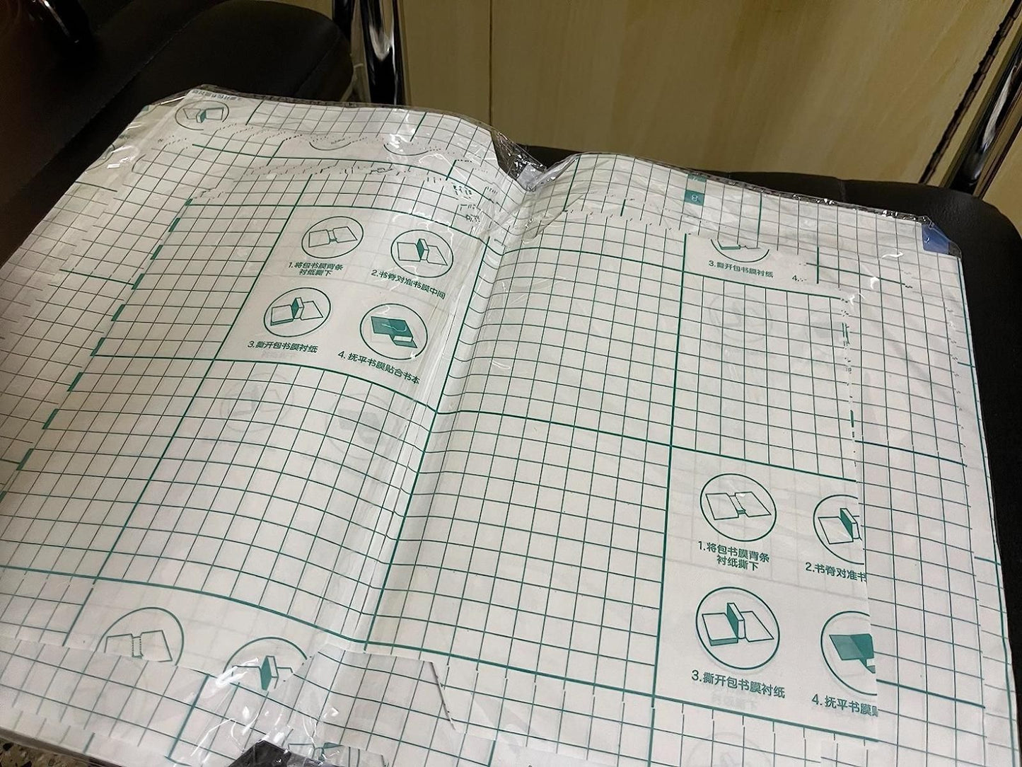 3 Different Size Transparent Books Cover 30 covers